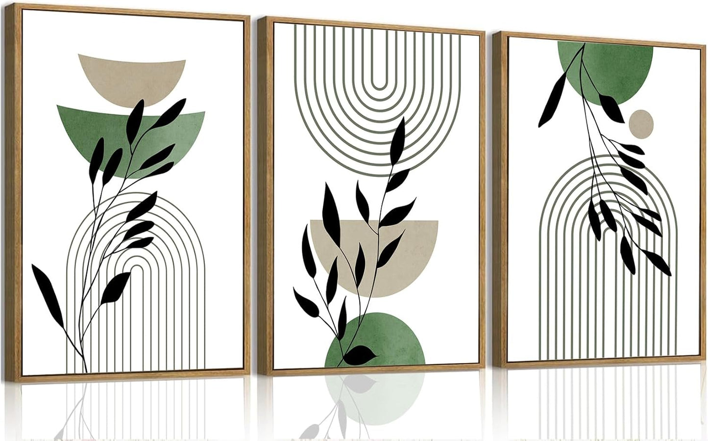 Stylish Framed Boho Canvas Art Set