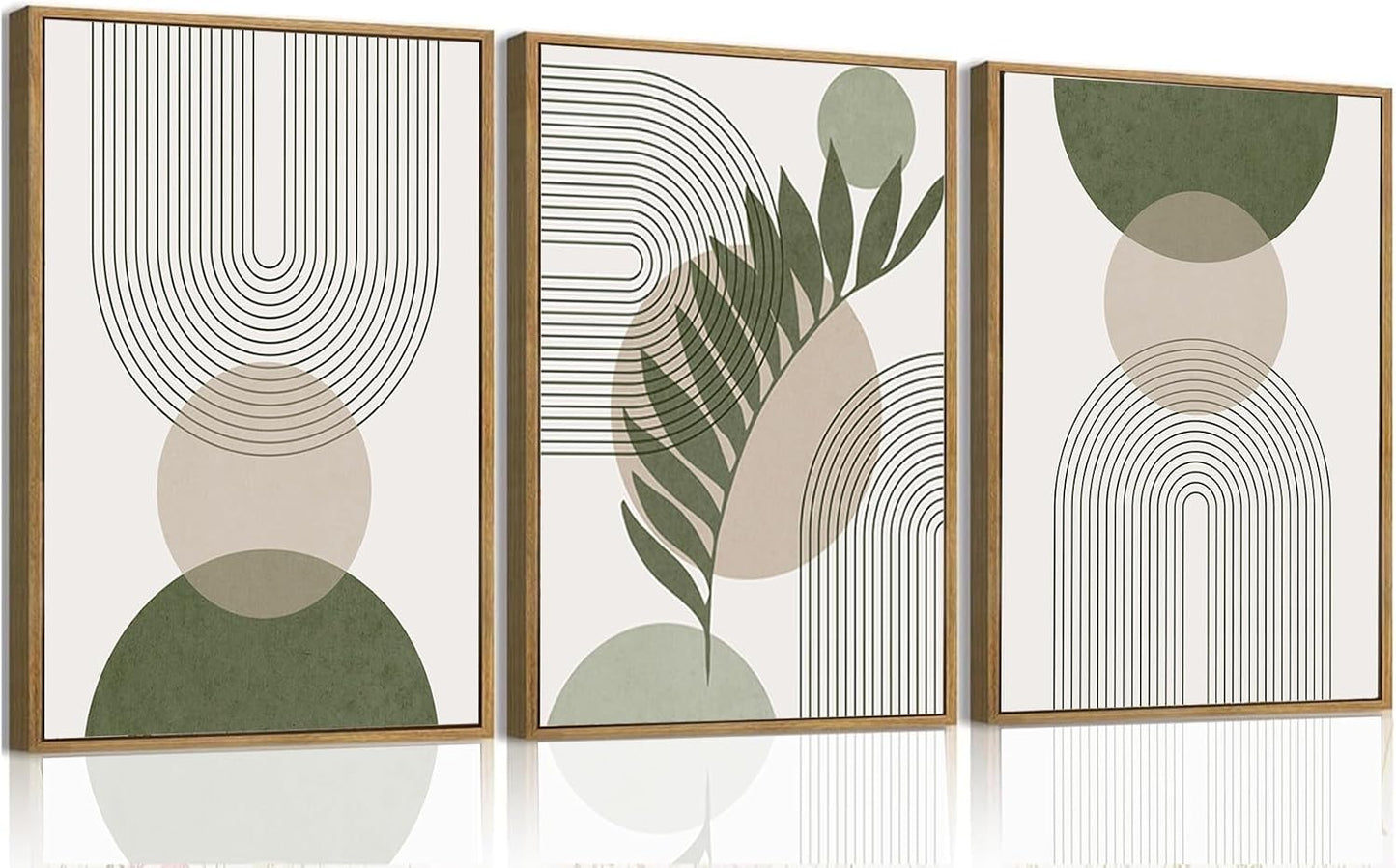 Stylish Framed Boho Canvas Art Set
